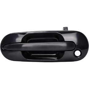 LCWRGS Front Driver Side Exterior Door Handle Compatible with Honda CRV 1997 1998 1999 2000 2001, Black, 77609 Outside Outer Door Handle