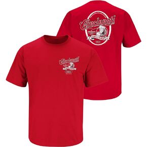 Smack Apparel Cincinnati Baseball Fans. A Drinking Town with a Baseball Problem. Red T-Shirt (Sm-5X)