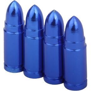 TOMALL Bullet Valve Stem Caps Black (Pack of 4)