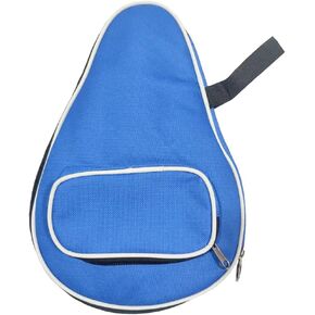 1 Piece Table Tennis Bag Table Tennis Racket Case Cover Ping Pong Paddle Cover Case Ping Pong Storage Bag Table Tennis Bat Cover Case Table Tennis Paddles Bag, Blue