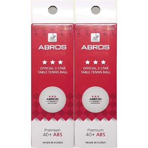 ITTF Approved 40+ Official 3 Star Table Tennis Ball Made in Korea (6)