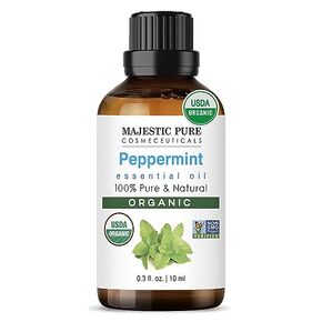 Majestic Pure Organic Bergamot Essential Oil - 100% Pure Bergamot Oil for Aromatherapy, Massage & Topical Uses, Perfect for Diffuser & Essential Oil Diffuser - 0.33 fl. oz
