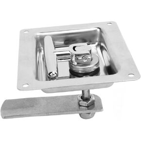 Toolbox Latch, T-Handle Latch Stainless Steel Folding T Handle Toolbox Lock Trailer Toolbox Handle Latch for Truck, RV, Trailer, UTV, ATV Box