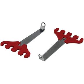 Moroso 72181 Wire Loom Kit, 4 Hole, Red