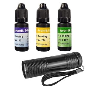 Bonding and Welding Glue Super UV Glue Plastic, Glass and Metal UV Glue with Pen Light Most Versatile Application