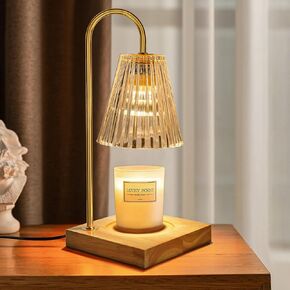 Candle Warmer Lamp, Electric Candle Warmer lamp with Timer, Scented Wax Melt Candle Lamp Warmers with 2 Bulbs，Dimmable Candle Warmer for Home Decor, Mothers Day Gifts for Mom in Saudi Arabia