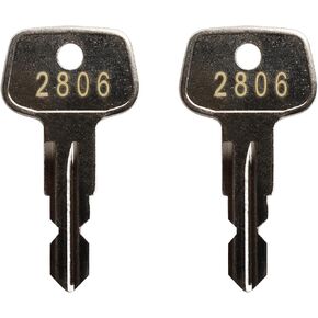 2806 X-Cargo Roof Rack Key, XCargo Luggage Roof Replacement Keys for Sears XCargo Karrite Sport Rack Carriers,Karrite Ski Bike xcargo Carrier Skyline Sportrack XL[2 Pack]