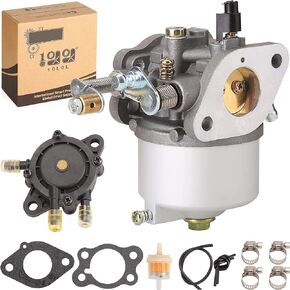 Golf Cart Carburetor Fuel Pump Kit for 1991+ EZGO TXT Marathon Medalist Freedom ST 4-Cycle Models with 295cc Engines OEM# 26645-G01 26645-G03 72840-G01 26726-G01 26727-G01 72558-G02 603901 17553