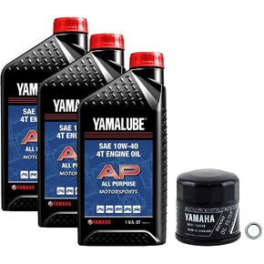 Yamalube Oil Change Kit 10W-40 for Yamaha GRIZZLY 550 4x4 2009-2014
