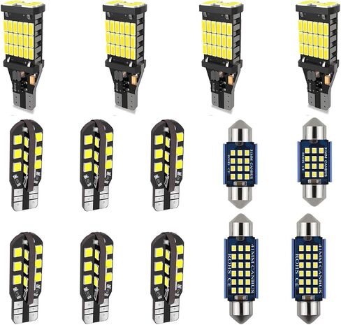 Interior Led Car Lights 912 921 194 168 T10 Led Car Bulbs DE3175 31MM 42MM Festoon Bulb Interior Replacement Bulbs for Backup Reverse lights, Dome light, Trunk Lights, License Lights in Saudi Arabia