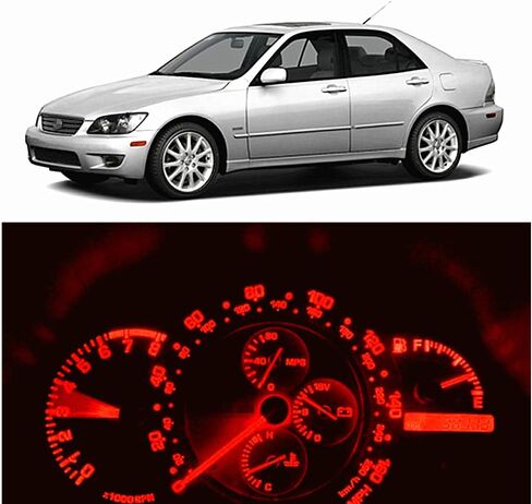 WLJH Extremely Bright Blue Dash Instrument Panel Gauge Cluster Led Light Bulbs Kits For Lexus IS300 2001-2005, Pack of 5 in Saudi Arabia