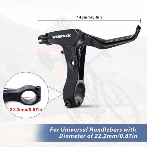 Bike Caliper Brake Set Front and Rear Bike Brake Lever with Cables Bike Brake Pads Aluminum Alloy Brake Lever for Road Bike Hybrid Bike Cruiser Bike in Saudi Arabia