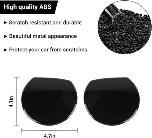 Hoolcar Center Grille Lamp Cover Trim Front Lamp Light Protector Cover Trim Compatible with Ford Mustang 2010-2014, Smoked Black in Saudi Arabia