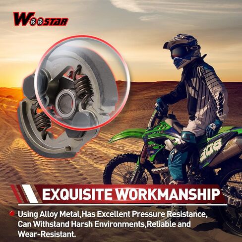WOOSTAR Heavy Duty Clutch Pad With 2 Springs Replacement for 2 Stroke 43cc 49cc 50cc Engine CAG MTA1 MTA2 X1 X3 Scooter Pocket Bike Dirt Pit Bike Mini Quad Red in Saudi Arabia
