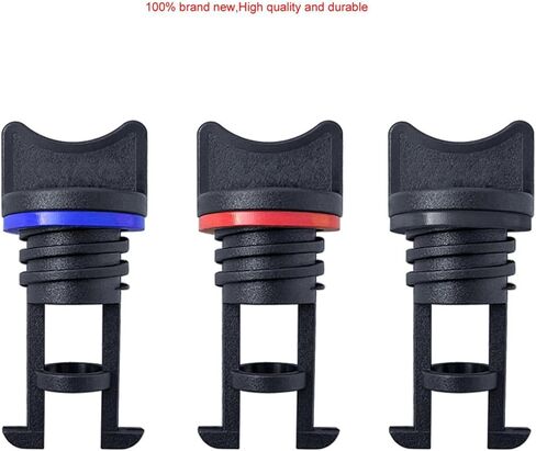 1 قطعة النايلون الأسود كاياك استنزاف المقابس الموضوع استنزاف المقابس كاياك اكسسوارات التجديف لقارب قوارب الكاياك زورق الزورق in Kuwait