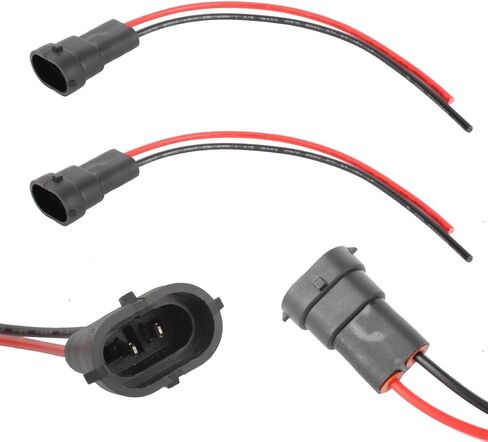 TOMALL H8 H11 Male Socket Connector for Light Bulb Retrofit Extension Wiring Harness in Saudi Arabia