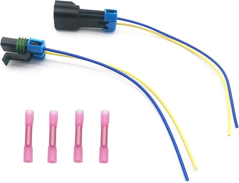 3017238 2Pin Spinner Wire Repair Harness Compatible with Buyers SaltDogg SHPE1500 SHPE2000 SHPE4000 PRO2000 PRO2500 PRO2000CH PRO2500CH(Male and Female Kit) in Saudi Arabia