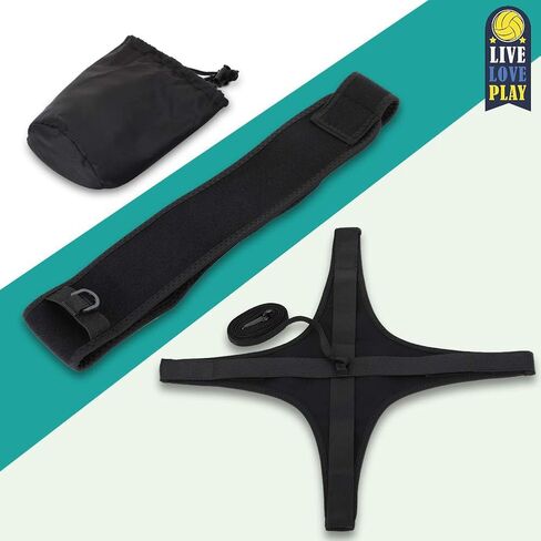 معدات تدريب الكرة الطائرة مقاس 220-620 سم من Chanmeen، معدات تدريب الكرة، كرة القدم وكرة السلة مع شريط حبل مرن قابل للتعديل للأطفال البالغين الذين يمارسون منفردًا الضرب والركل والضرب in Kuwait