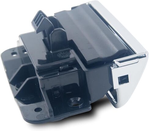 غطاء مزلاج مسند الذراع، مقبض مسند ذراع وحدة التحكم المركزية الأمامية متوافق مع 2013-2017 دودج رام 1500 2500 3500 4500 5500 (كروم ساطع) in Kuwait