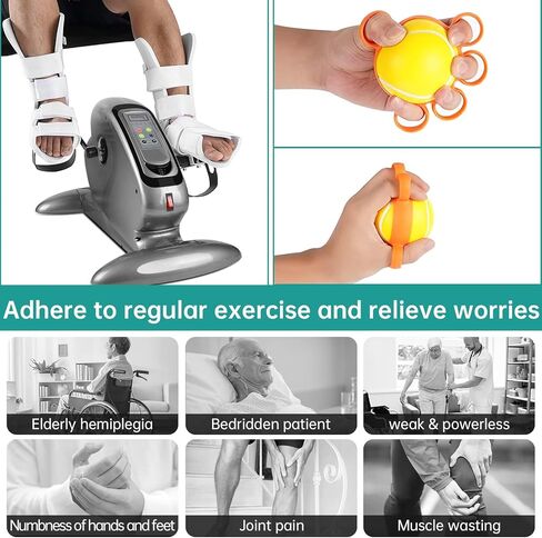 دراجة تمرين بدواسة كهربائية، دراجات تمرين بدواسة بمحرك منخفضة التأثير، تمارين العلاج الطبيعي، تمرين بائع متجول، مساعدة الساقين والركبتين والقدمين، معدات تعافي الذراع للمنزل، مكتب كبار السن in Kuwait