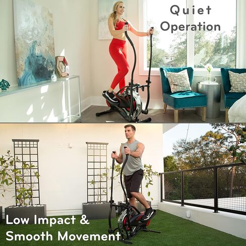 جهاز ORBITREK Elite البيضاوي للتمرينات المنزلية، معدات تمارين مدمجة للاستخدام المنزلي، آلة تدريب القلب مع مقاومة متغيرة، تصميم مضغوط، يدعم سعة وزن تصل إلى 300 رطل in Kuwait