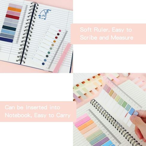 EOOUT 2000pcs Annotation Tabs, Morandi Colored Sticky Tabs, Writable and Repositionable Page Markers for Binders in Saudi Arabia