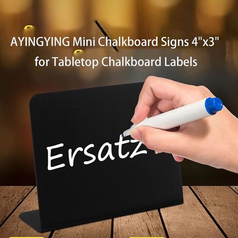 لافتات سبورة صغيرة مقاس 4 × 3 بوصات لملصقات سبورة الطاولة، بوفيه ريفي على شكل حرف L، لافتات بوفيه سبورة صغيرة، ملصقات طعام للحفلات - البوفيه - طاولات الزفاف - المخبز (10 قطع 4 × 3 بوصة) in Kuwait