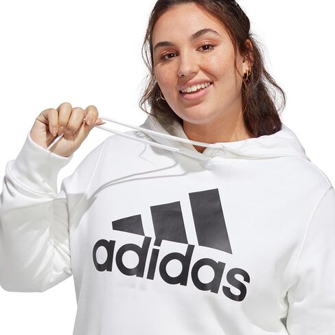 سترة adidas النسائية ذات الشعار الكبير العادي French Terry in Kuwait