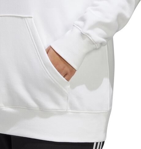 سترة adidas النسائية ذات الشعار الكبير العادي French Terry in Kuwait