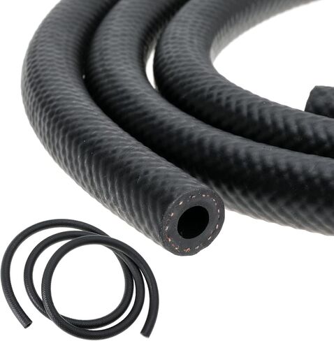 خرطوم خط الوقود 5/16 بوصة 10 قدم لزيت محرك الديزل الحيوي يعمل بالديزل والجازولين لمحركات أنظمة الوقود 10 أقدام 300 رطل لكل بوصة مربعة أسود in Kuwait