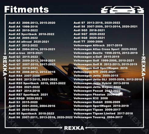 30 قطعة من Rexka مشبك زنبركي معدني 16 مم متوافق مع VW Audi 4A0-867-276A in Kuwait