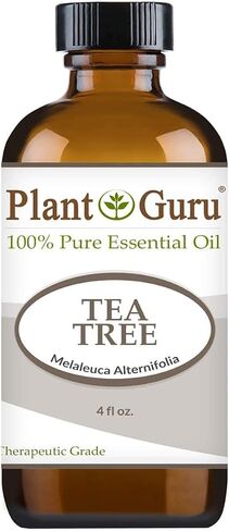 Tea Tree Essential Oil 4 oz. 100% Pure Undiluted Therapeutic Grade Extract of Melaleuca Alternifolia for Skin, Body, Hair Growth, Scalp Dandruff, Acne and Aromatherapy Diffuser Humidifier in Saudi Arabia