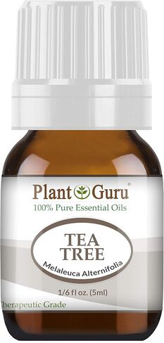 Tea Tree Essential Oil 4 oz. 100% Pure Undiluted Therapeutic Grade Extract of Melaleuca Alternifolia for Skin, Body, Hair Growth, Scalp Dandruff, Acne and Aromatherapy Diffuser Humidifier in Saudi Arabia