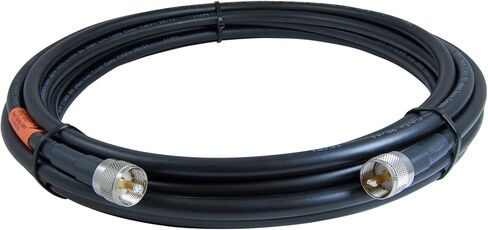 RG-213/U MILSPEC - بطول 30 قدمًا - ذكر UHF - PL-259 - لحم الخنزير وCB in Saudi Arabia