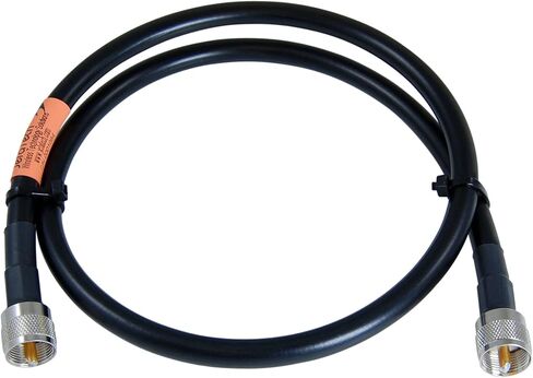 RG-213/U MILSPEC - بطول 30 قدمًا - ذكر UHF - PL-259 - لحم الخنزير وCB in Saudi Arabia