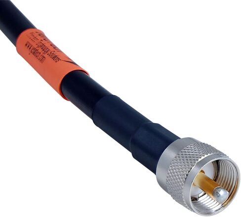 RG-213/U MILSPEC - بطول 30 قدمًا - ذكر UHF - PL-259 - لحم الخنزير وCB in Saudi Arabia
