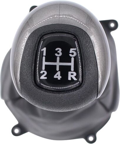 مجموعة مقبض مقبض فرامل ركن السيارة XtremeAmazing وعصا ناقل الحركة اليدوية ورأس مقبض ناقل الحركة 5 سرعات مع غطاء غبار التمهيد من جلد البولي يوريثان مجموعة من 3 in Kuwait