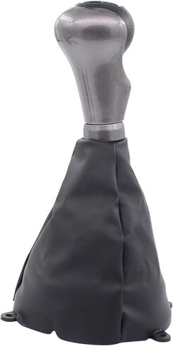 مجموعة مقبض مقبض فرامل ركن السيارة XtremeAmazing وعصا ناقل الحركة اليدوية ورأس مقبض ناقل الحركة 5 سرعات مع غطاء غبار التمهيد من جلد البولي يوريثان مجموعة من 3 in Kuwait