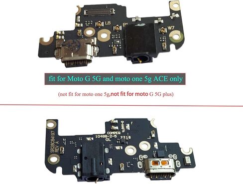 قطع غيار لوحة منفذ شحن USB Moto one 5G ACE لـ Moto rola Moto G (5G)، Moto one (5G) ACE 6.7 بوصة in Kuwait