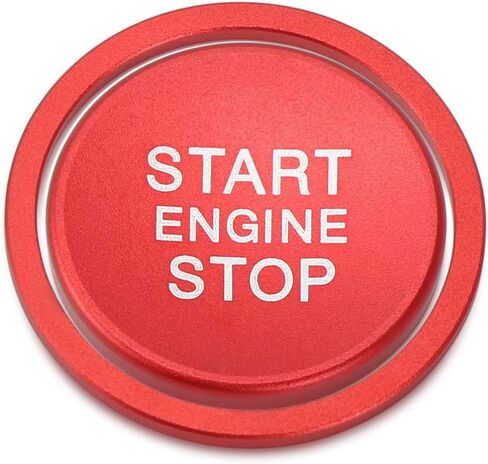 ملصق حلقة زر بدء تشغيل المحرك الأحمر مناسب لملحقات Volkswagen VW Golf 7 GTI R Jetta CC Arteon in Kuwait