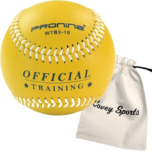 لعبة بيسبول برونين الموزونة للرمي والرمي - (كرة 10 أونصة) - أدوات تدريب البيسبول الموزونة مع حقيبة كوفي in Kuwait