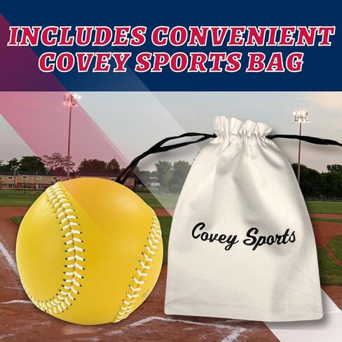 لعبة بيسبول برونين الموزونة للرمي والرمي - (كرة 10 أونصة) - أدوات تدريب البيسبول الموزونة مع حقيبة كوفي in Kuwait