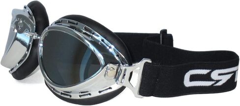 Vintage Aviator Pilot Style Motorcycle Cruiser Scooter Goggle in Saudi Arabia