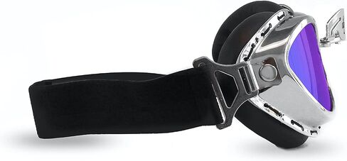 Vintage Aviator Pilot Style Motorcycle Cruiser Scooter Goggle in Saudi Arabia