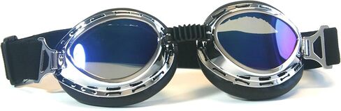 Vintage Aviator Pilot Style Motorcycle Cruiser Scooter Goggle in Saudi Arabia