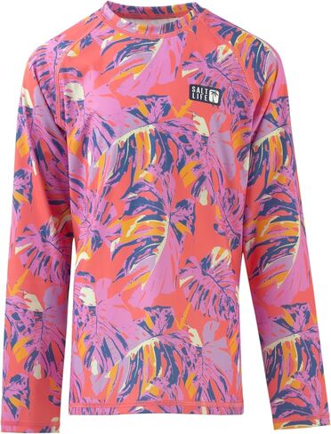 Salt Life Girls' Loungin Youth Long Sleeve Performance Tee in Saudi Arabia