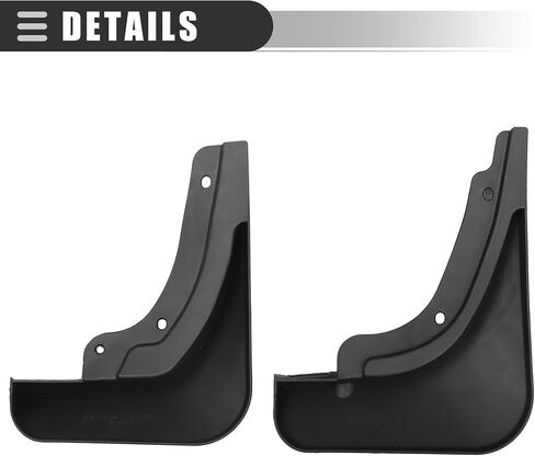 أغطية الطين للسيارة من موتفورتي، واقيات الرذاذ، لكيا سبورتاج 2022-2023، بلاستسي، مع مسمار، اسود، مجموعة واحدة in Kuwait