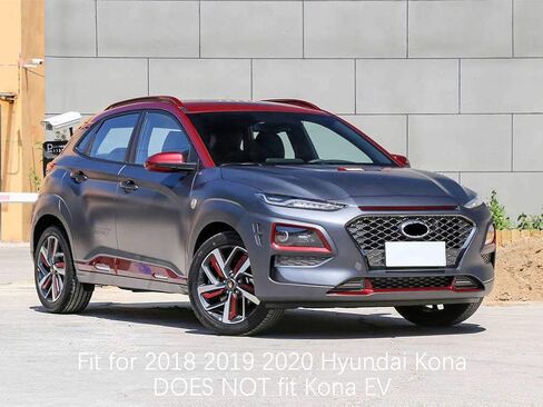 مجموعة اللوحات الطينية لسيارة Hyundai Kona 2023 2018-2022 واقي الطين الأمامي والخلفي 4 قطع من TOPGRIL in Kuwait