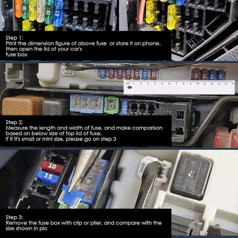 Car Blade Fuse Kit Resettable Auto Fuses 10Amp 15Amp 20Amp DEALPEAK 3Pcs/Set Manual Reset Reusable Circuit Breaker Blade Fuse Overload Protector Fuse for Car/RV/SUV/Truck/Motorcycle/Boat in Saudi Arabia