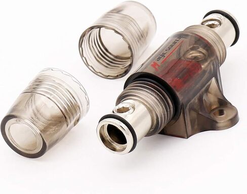 Magicsource في الخط حامل فيوز ANL صغير 4/8 Gange AWG في 4/8 Gange AWG 1-Way Out النحاس لمسة نهائية عالية التوصيل مع مصهر صغير 60A لبطارية الصوت في السيارة كتلة الصمامات in Saudi Arabia